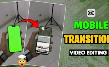 Mobile Green screen Transition Editing